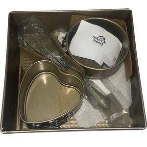 NWT Smart Home Baking Set Springform Pans Whisk Spatula Square Pan